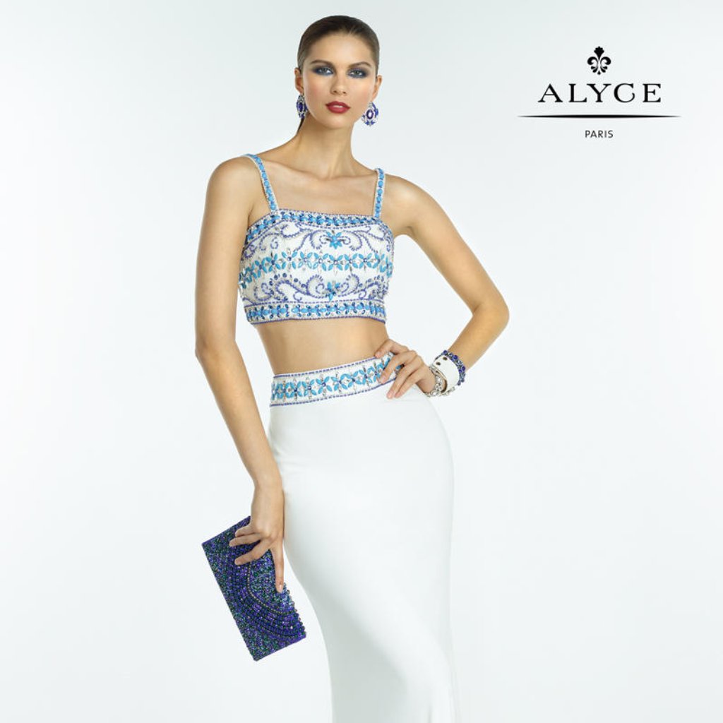 Alyce Paris Grecian 2 Piece - New With Tags